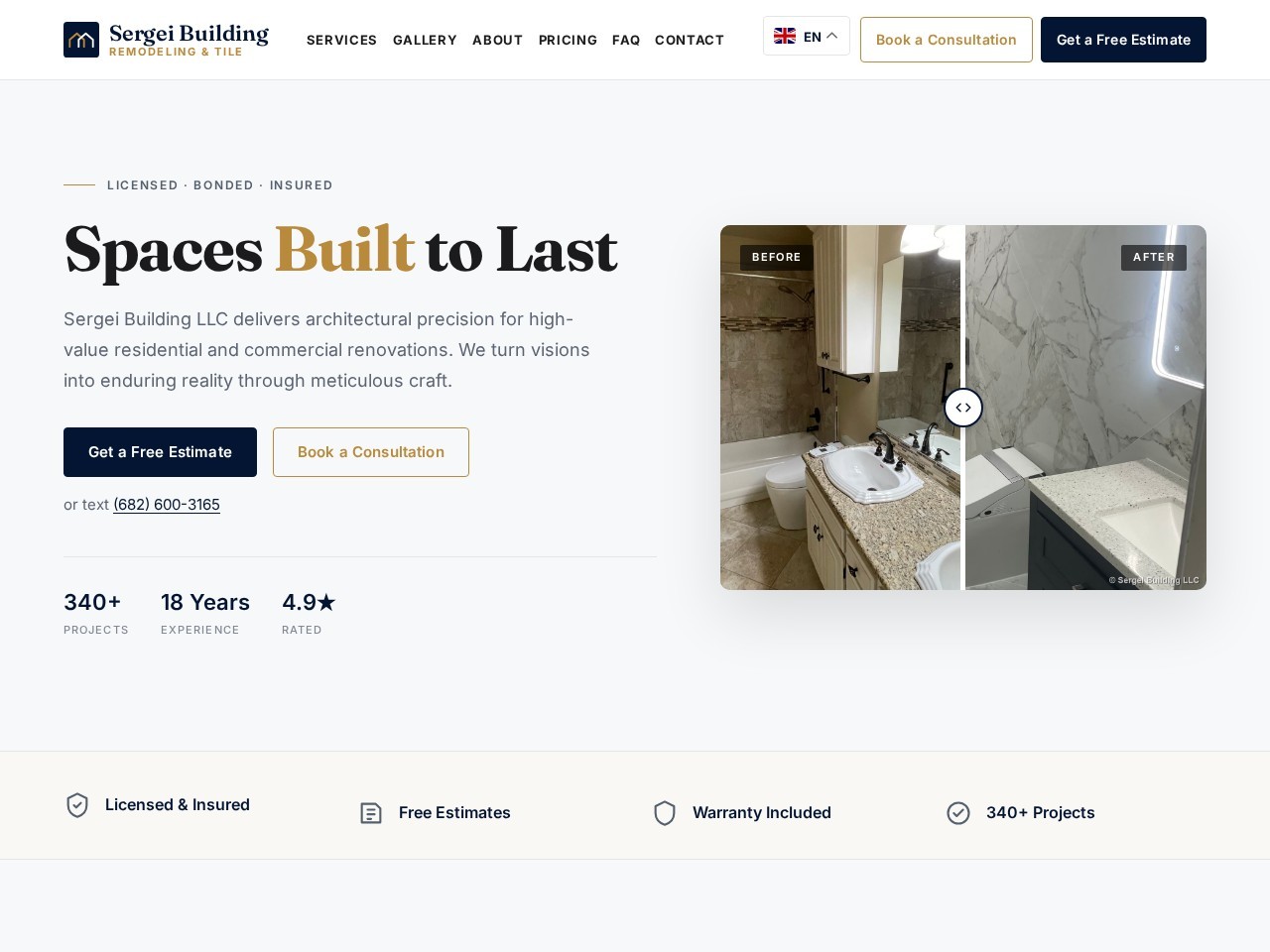 Sergei Building LLC — project screenshot