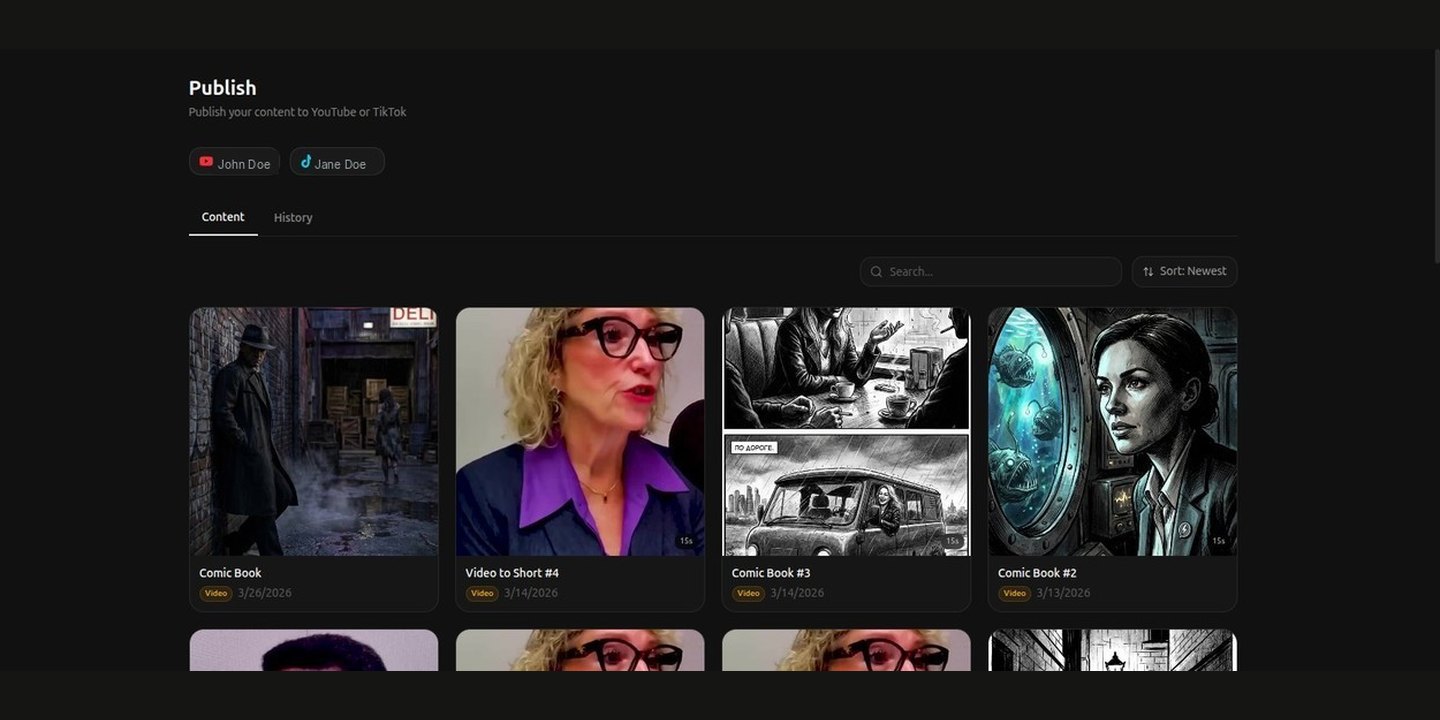 AI Video Creation — product preview