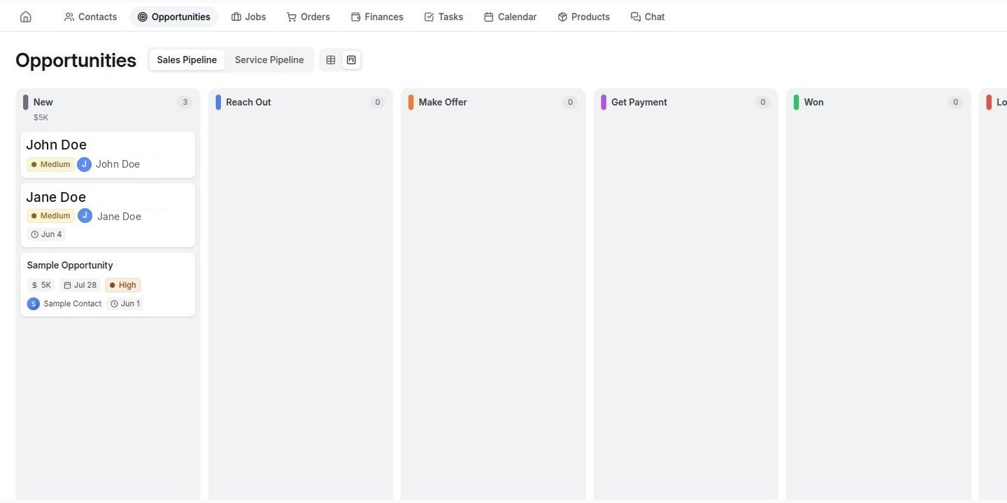CRM System — product preview